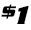 $1