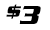 $3